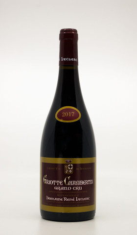 RENE LECLERC - Griotte-Chambertin Grand Cru 2017 red, wine grand cru from grands échezeaux
