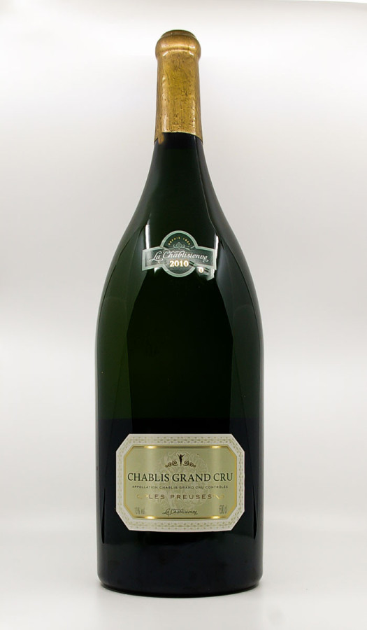 LA CHABLISIENNE - Chablis Grand Cru Les Preuses 2010 (MATHUSALEM 6L) blanc, vin grand cru de chablis LA CHABLISIENNE - Chablis Grand Cru Les Preuses 2010 (MATHUSALEM 6L) blanc, vin grand cru de chablis