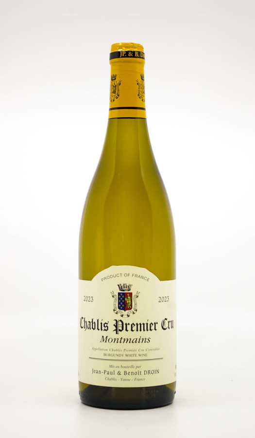 JP & BENOÎT DROIN - Chablis 1er Cru Montmains 2023 white, wine 1er cru from chablis