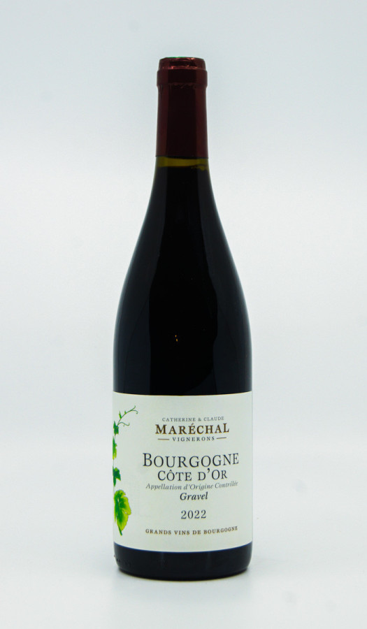 CLAUDE MARECHAL - Bourgogne Côte d'Or Gravel 2022 red, wine régionale from bourgogne côte d'or