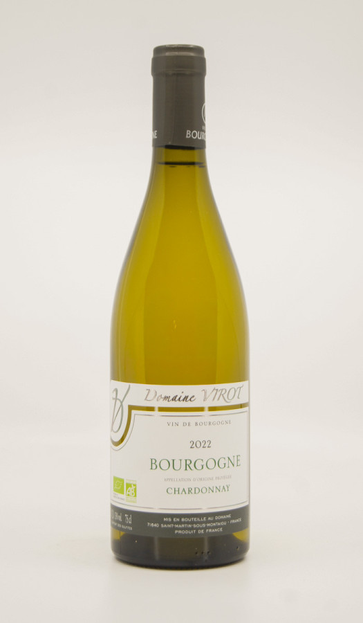 DOMAINE VIROT - Bourgogne Chardonnay Bio 2022 blanc - Vin régionale bourgogne chardonnay | Bertrand Vuillemin