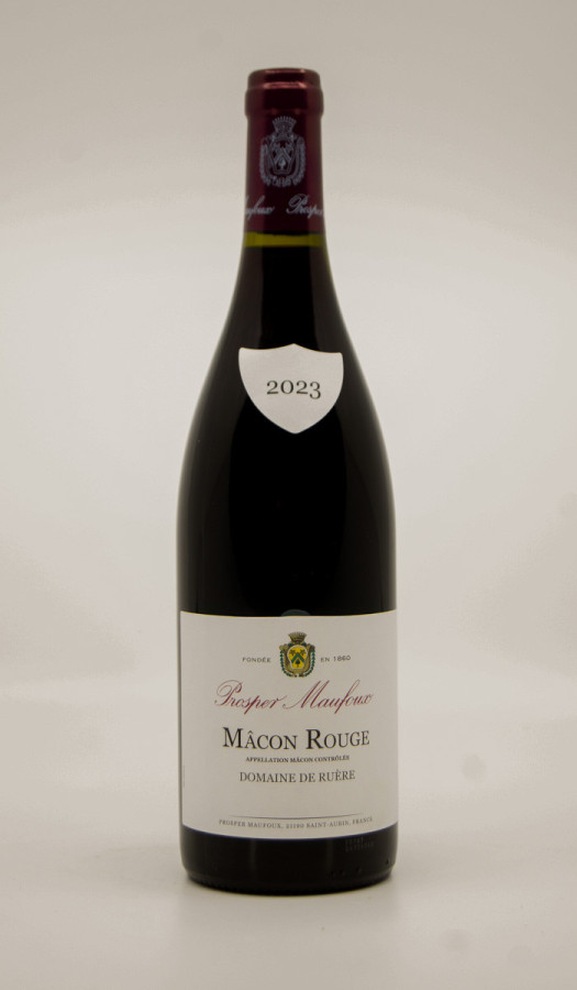 PROSPER MAUFOUX - Mâcon Rouge 2023 rouge - Vin régionale mâcon | Bertrand Vuillemin