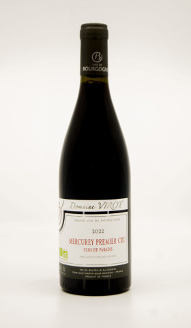 DOMAINE VIROT - Mercurey 1er Cru Clos de Paradis Bio 2022 red - Wine from 1er cru mercurey | Bertrand Vuillemin