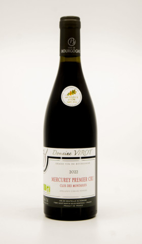 DOMAINE VIROT - Mercurey 1er Cru Clos des Montaigus Bio 2022 red - Wine from 1er cru mercurey | Bertrand Vuillemin