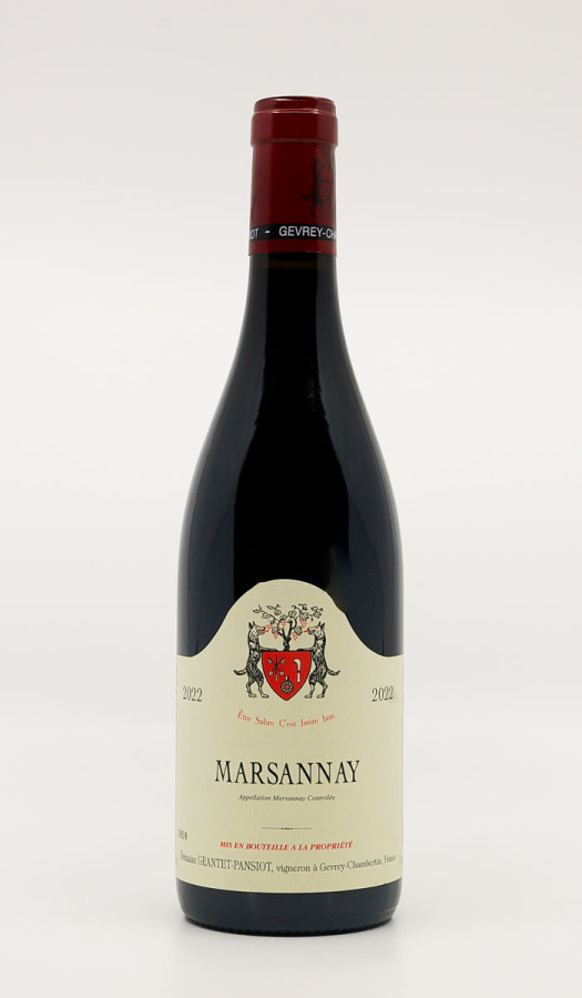 GEANTET PANSIOT - Marsannay 2022 rouge, vin village de marsannay