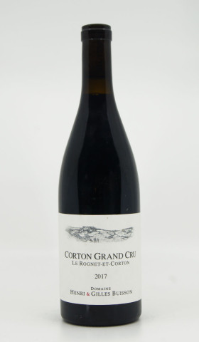 DOMAINE HENRI ET GILLES BUISSON - Corton Grand Cru Le Rognet et Corton 2017